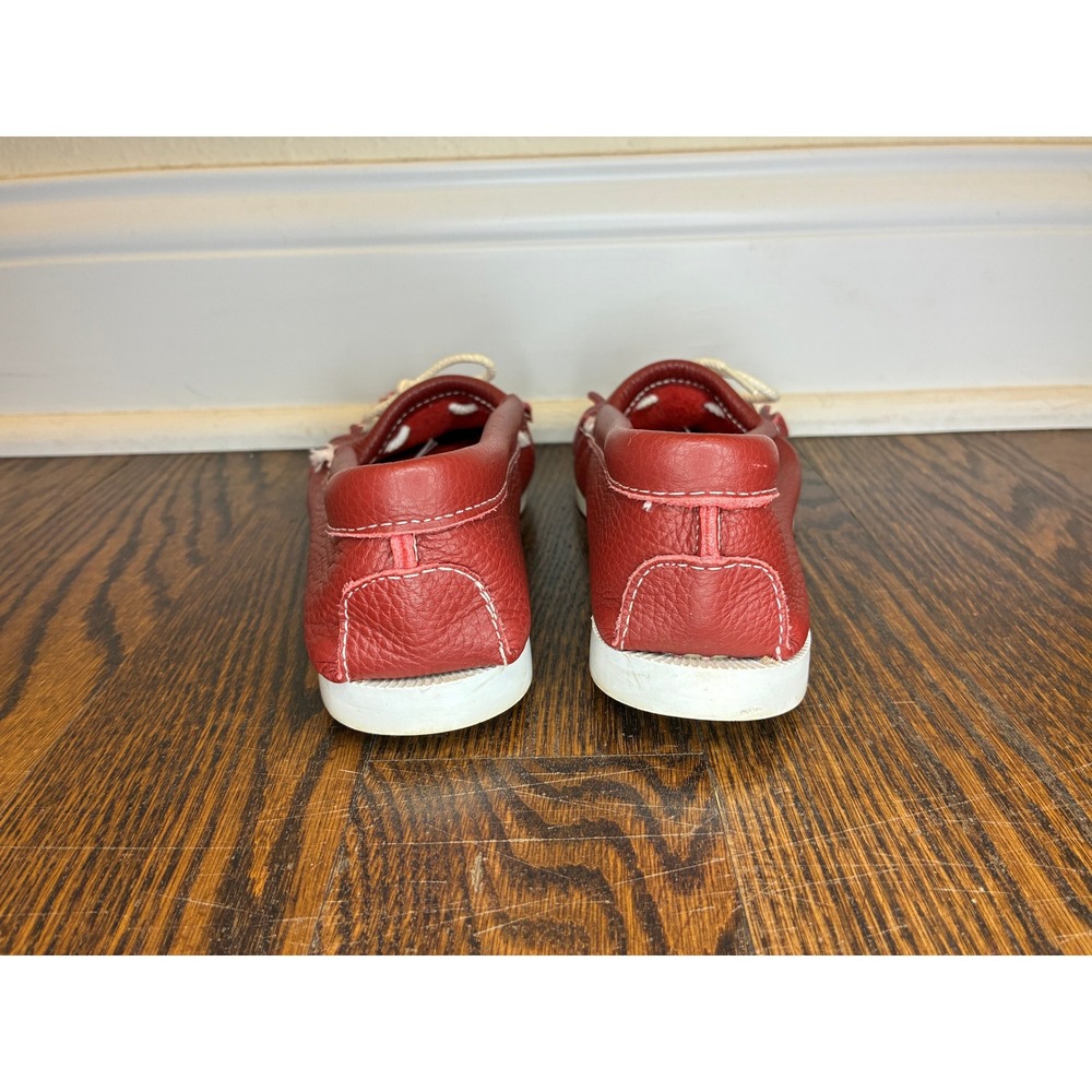 Red Leather Thunderbird by Minnetonka moccasins. Size 7 - Picture 4 of 5